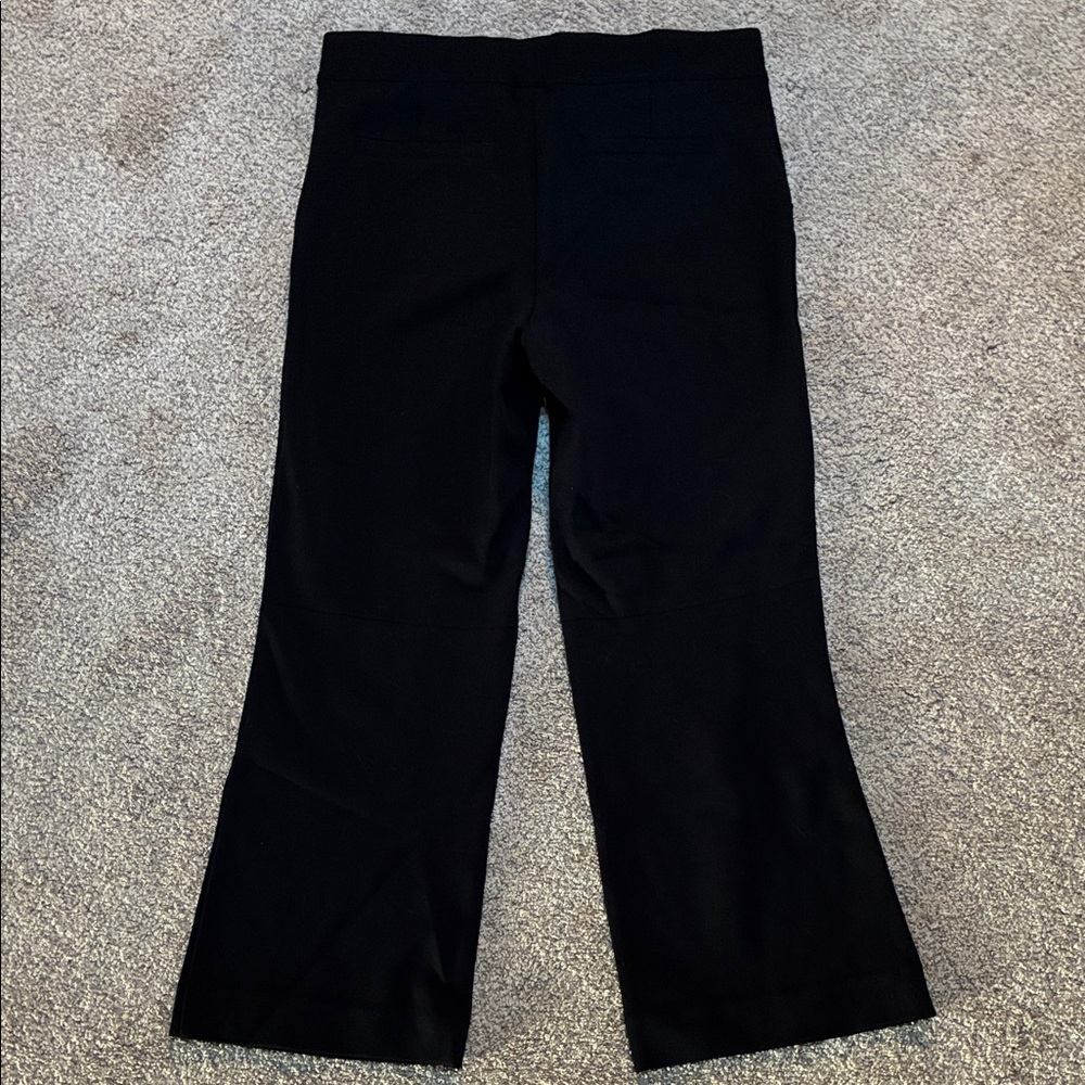 Women’s Flare Black Trousers Size Large - Picture 7 of 8